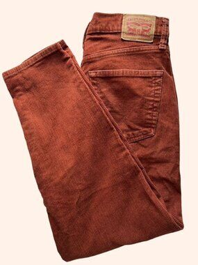 Levi’s High Waisted Corduroy Pants – Size 30, Vintage Style Straight